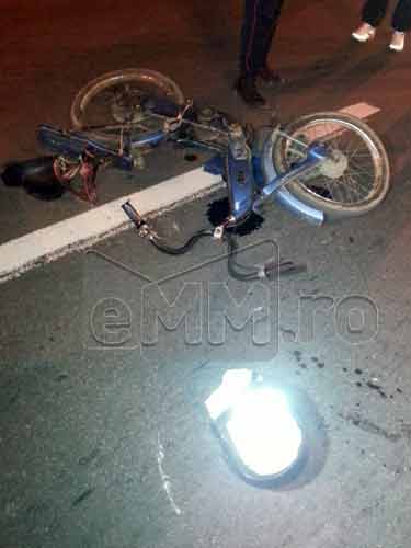 Foto: accident scuter strada Vlad Tepes Baia Mare (c) eMaramures.ro